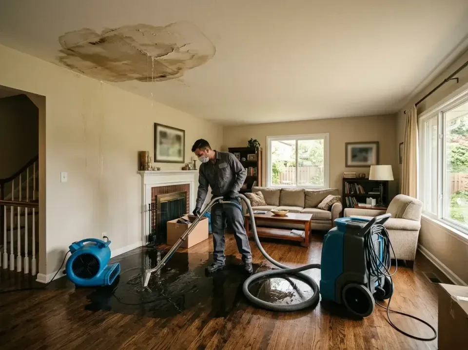 attic-pipe-burst-ceiling-drip-008 — frequently asked questions, Water Damage Restoration & Carpet Care in Manchester, NH